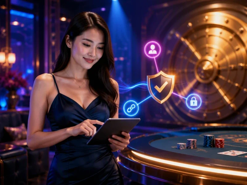 Minh họa kiểm tra đường dẫn bằng lăng kính ánh sáng và khiên lọc trước khi đăng nhập